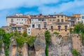 Hanging houses - Casas Colgadas at Spanish town Cuenca. Royalty Free Stock Photo