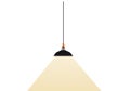 Hanging lamp stylish appliance, lighting device. Modern chandeliers with metal or glass plafond