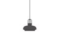 Hanging lamp stylish appliance, lighting device. Modern chandeliers with metal or glass plafond