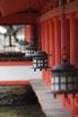 Hanging lantern, Miyajima shrine, Japan