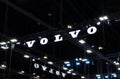 Hanging light box billboard with logo Volvo at Thailand International Motor Expo 2023