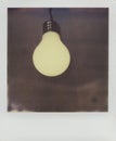 Hanging lightbulb, idea, creativity Royalty Free Stock Photo