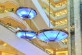 Hanging lighting in a commercial building Royalty Free Stock Photo