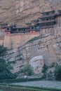 Hanging Monestary, Xuankong Temple in Shanxi Province, China Royalty Free Stock Photo