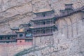 Hanging Monestary, Xuankong Temple in Shanxi Province, China Royalty Free Stock Photo