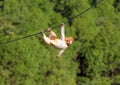 Hanging monkey Royalty Free Stock Photo
