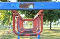 Hanging monkey bars Royalty Free Stock Photo