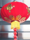 Hanging red lanterns Chinese New Year festival Royalty Free Stock Photo