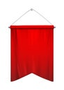 Hanging Red Pennant Composition Royalty Free Stock Photo