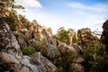 Hanging Rock in Macedon Ranges Royalty Free Stock Photo