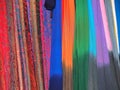 Hanging scarfs Royalty Free Stock Photo