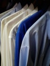 Hanging shirts in store Royalty Free Stock Photo