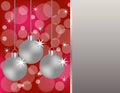 Hanging Silver Christmas Ornaments