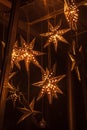 Hanging star lantern lights
