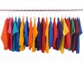Hanging Tee shirts Royalty Free Stock Photo