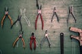 Hanging Tools Royalty Free Stock Photo