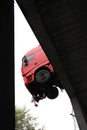 Hanging truck Royalty Free Stock Photo