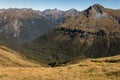 Hanging valley in Fiordland National Park