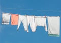 Hanging washing out Royalty Free Stock Photo