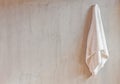 Hanging White Towel Royalty Free Stock Photo