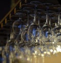 Hanging wineglasses