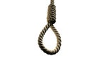 Hangman's noose Royalty Free Stock Photo