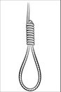 Hangman s noose Royalty Free Stock Photo