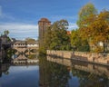 Hangmans Bridge in Nuremberg Royalty Free Stock Photo