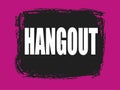 Hangout black and pink stamp