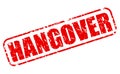 Hangover red stamp text