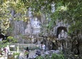 Hangzhou, 3rd may: Buddha stone carved statues from Feilai Feng grottoes in Hangzhou