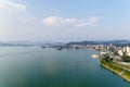 Hangzhou thousand island lake and county scenery