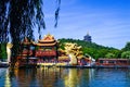 Traditional Chinese Dragon Boat at West Lake, Hangzhou China Royalty Free Stock Photo