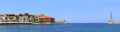 Hania harbour entrance Royalty Free Stock Photo