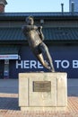 Hank Aaron Bronze Statue Outside Turner Field in Atlanta, GA