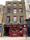 Hank`s guitar shop, Denmark Street, Soho, London