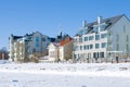 Hanko, sunny February day. Finland Royalty Free Stock Photo