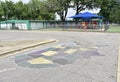 Hanley Elementary Aspire School Recess Area, Memphis, TN Royalty Free Stock Photo