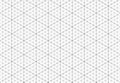 Isometric grid pattern. Line guides. Isometric 3d perspective graph background. Notebook sheet blank. Typography pattern. Royalty Free Stock Photo