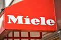 Hannover/Germany - 11/13/2017 - An Image of a Miele Logo