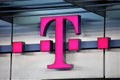 Hannover/Germany - 11/13/2017 - An Image of a Telekom Logo