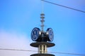 Hannover/Germany - 11/13/2017 - An Image of a VW Tower - VW Logo