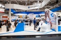 Konica Minolta company stand on exhibition fair Cebit 2017 in Hannover Messe, Germany