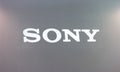 HANNOVER, GERMANY MARCH, 2017:The logo of Sony.Sony Corporation electronics company is primarily active in consumer electronics