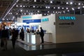 Stand of Siemens on March 9, 2013 in CEBIT computer expo