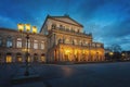 Hannover State Opera House at night - Hanover, Lower Saxony, Germany Royalty Free Stock Photo
