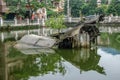 Hanoi`s B-52 wreckage monument