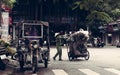 Hanoi streets at the beginning of winter, after days of social distancing