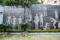 Hanoi, Vietnam - Feb 20, 2017 : Memorial jail interior with s