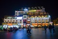 A night view of City View Cafe Buiding of Hanoi , Popular with both travellers and locals